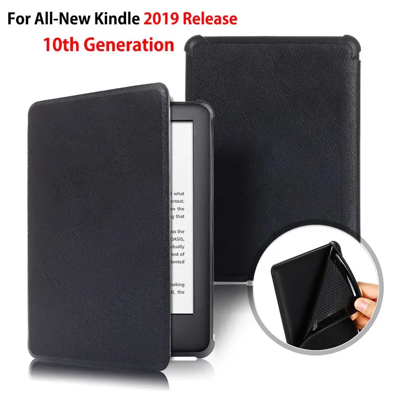 

Магнитный чехол для Amazon, абсолютно новый, Kindle 2019, умный чехол для Kindle 10-го поколения, силиконовая Мягкая задняя Противоударная оболочка, чехол