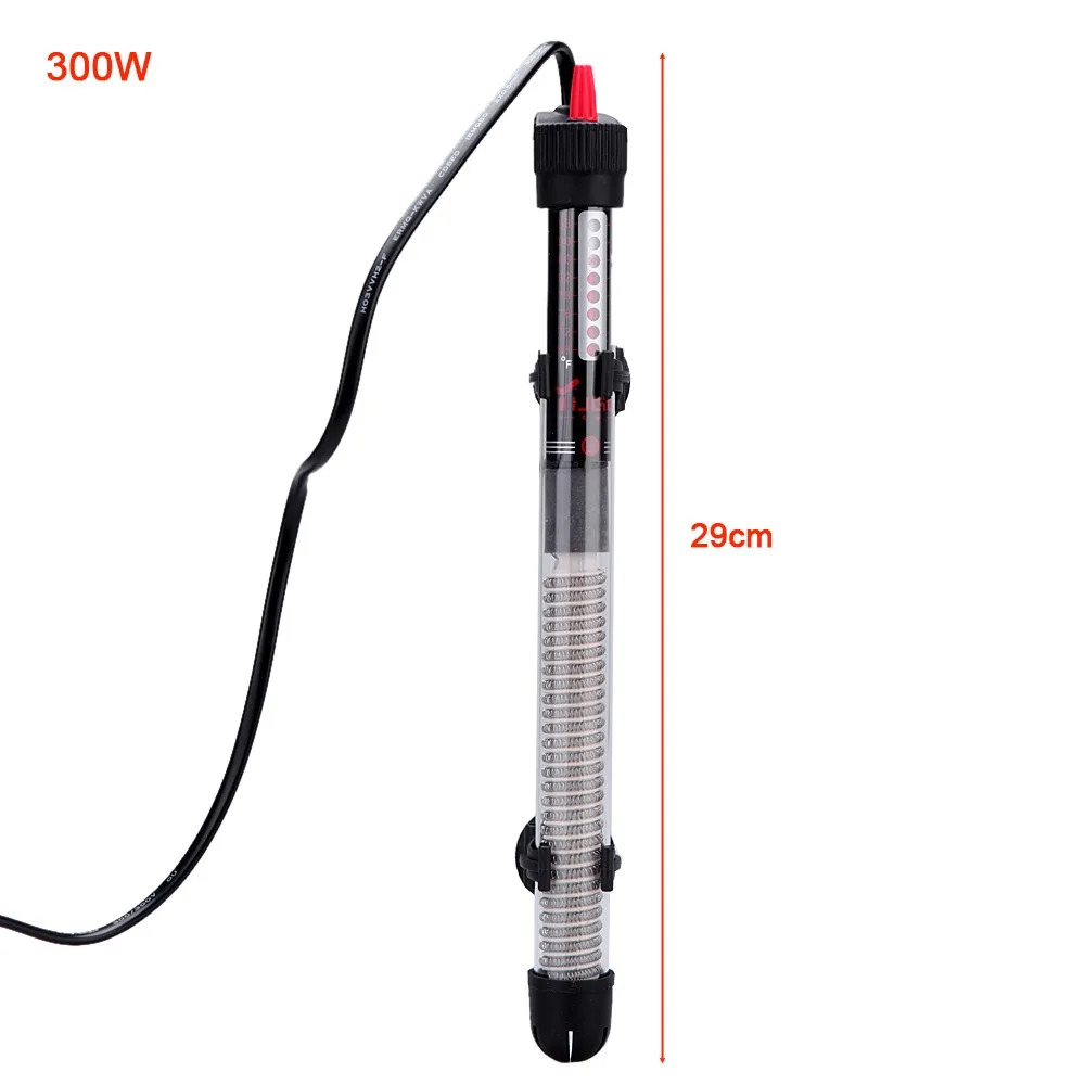 YUGE 25/50/100/200/300W аквариум нагревательным элементом аквариумный термометр стикер регулятор температуры для аквариума 220-240V