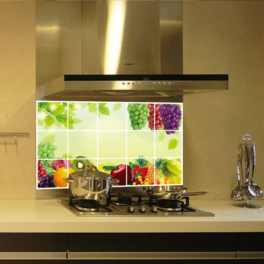 Модные Современные DIY Съемные маслостойкие 3D КУХОННЫЕ сохраняющие чистоту