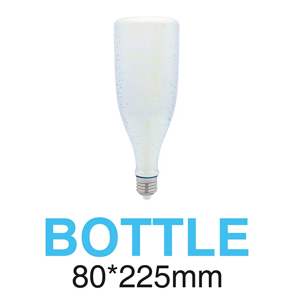 BOTTLE E27 Светодиодный светильник Настольная лампа 3D лампа 4 Вт 40 Вт 220 В винтажная лампа декоративный светильник светодиодный светильник Точечный светильник для гостиной спальни фойе - Цвет абажура: BOTTLE