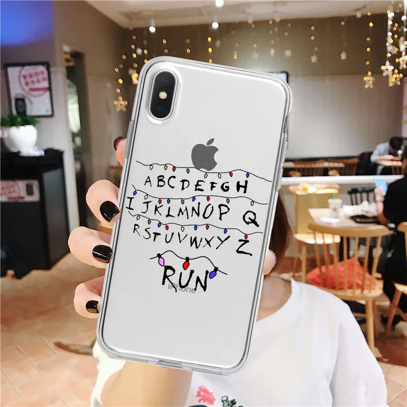 TPU Stranger Things Сезон 3 американский ТВ прозрачный мягкий силиконовый чехол для телефона для iphone 11 Pro Max X 5S 5 SE 6 6s 7 8 plus XS Max XR - Color: TPU