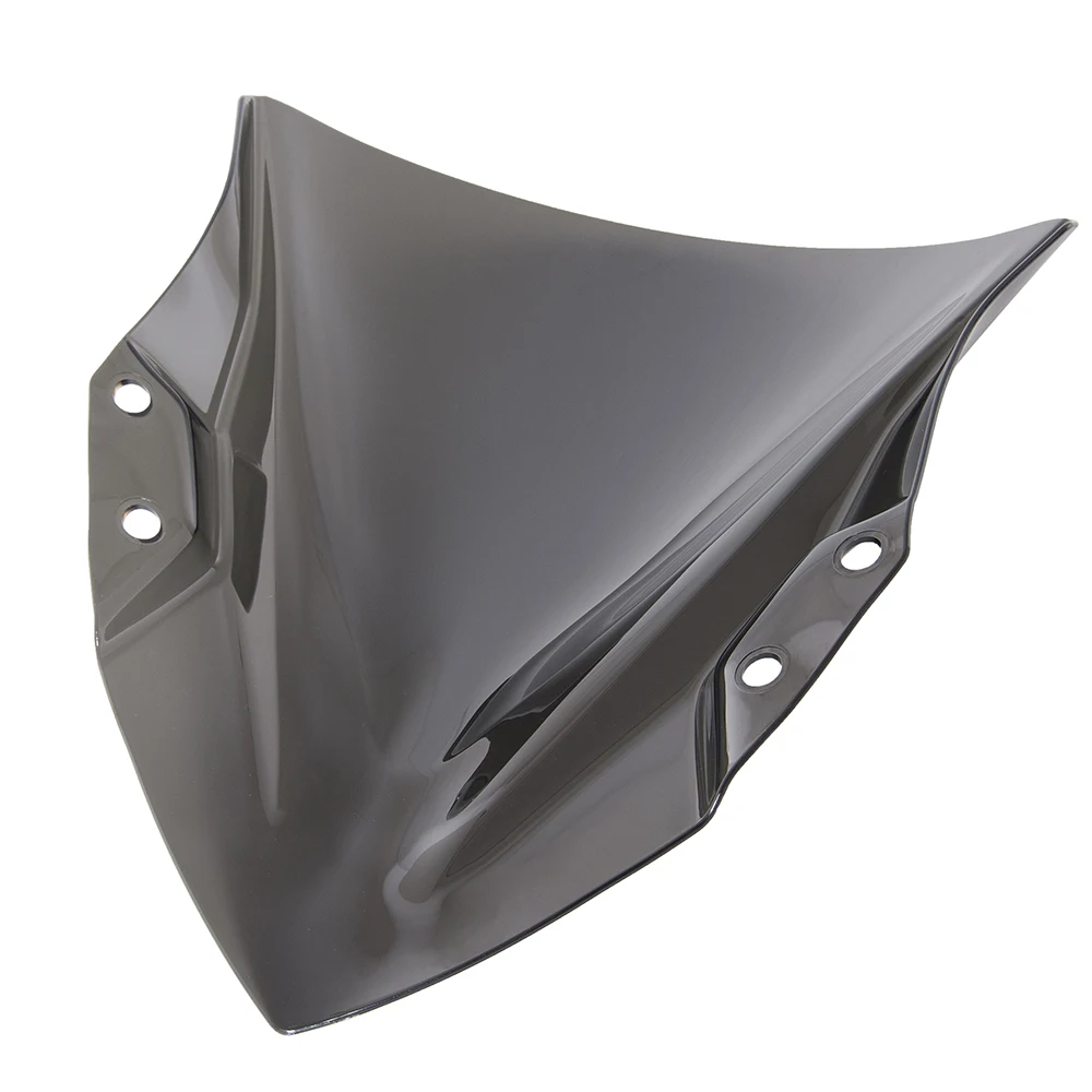 Ninja400 Ninja250 Motorcycle Windshield Windscreen Double Bubble Wind Deflector For Kawasaki Ninja 250 Ninja 400 Black
