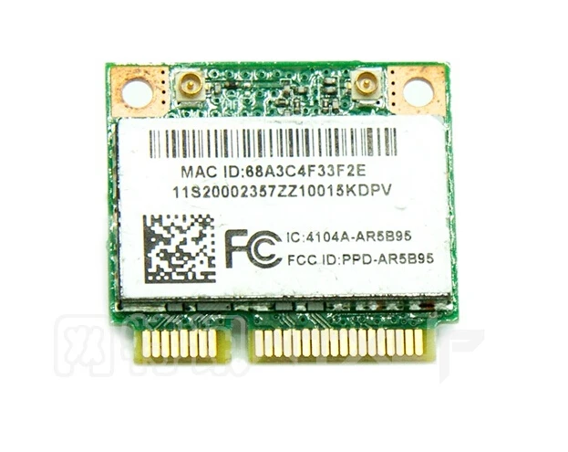 Atheros AR5B95 ATH 802.11b/G/N 150 Мбит/с Половина Mini PCI E WiFi беспроводная карта для IBM|card light|card
