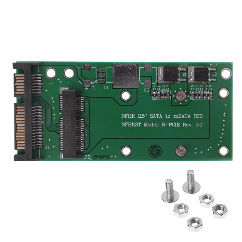 Горячая mSATA SSD до 2,5 ''SATA 6,0 gps-адаптер конвертер карта модуль доска-планшет Pcie