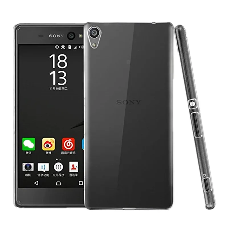 Мягкий кристально чистый ТПУ чехол для мобильного телефона Sony Xperia XA XA1 XA2 Ultra Plus