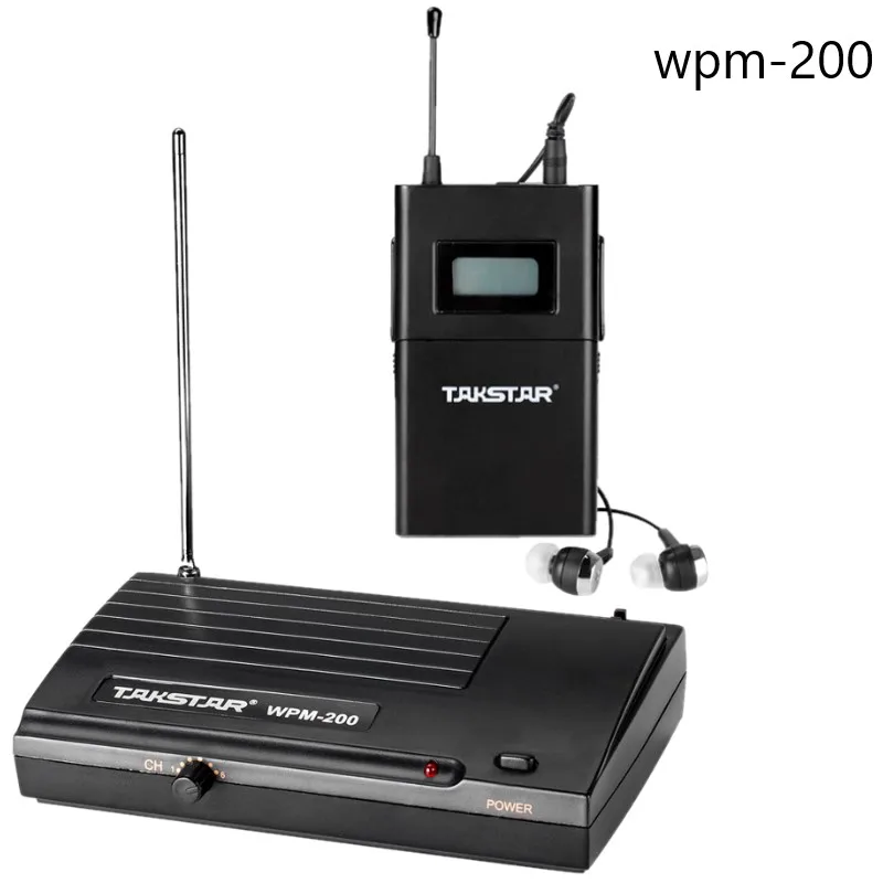 Беспроводная записывающая студийная система монитора Takstar wpm 200/ wpm200 беспроводная