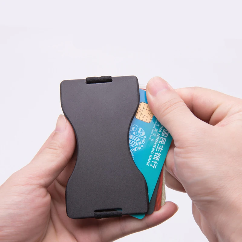 Artmi Unisex Aluminum Card Clip Large Capacity RFID Blacking Holder Cover | Багаж и сумки