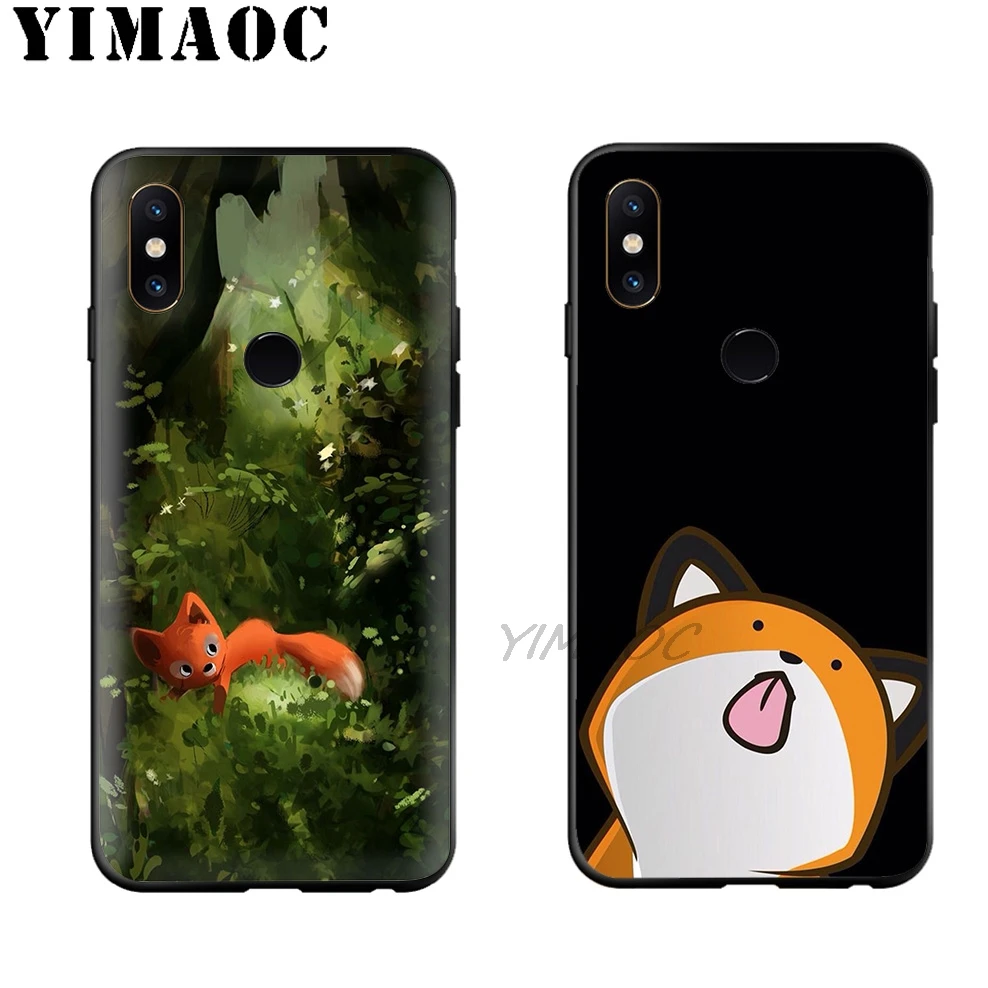 Мягкий чехол YIMAOC с рисунком лисы для Xiaomi Redmi Note 7 6 6A 5 4 4X 4A 5A S2 7A GO K20 Plus Pro |