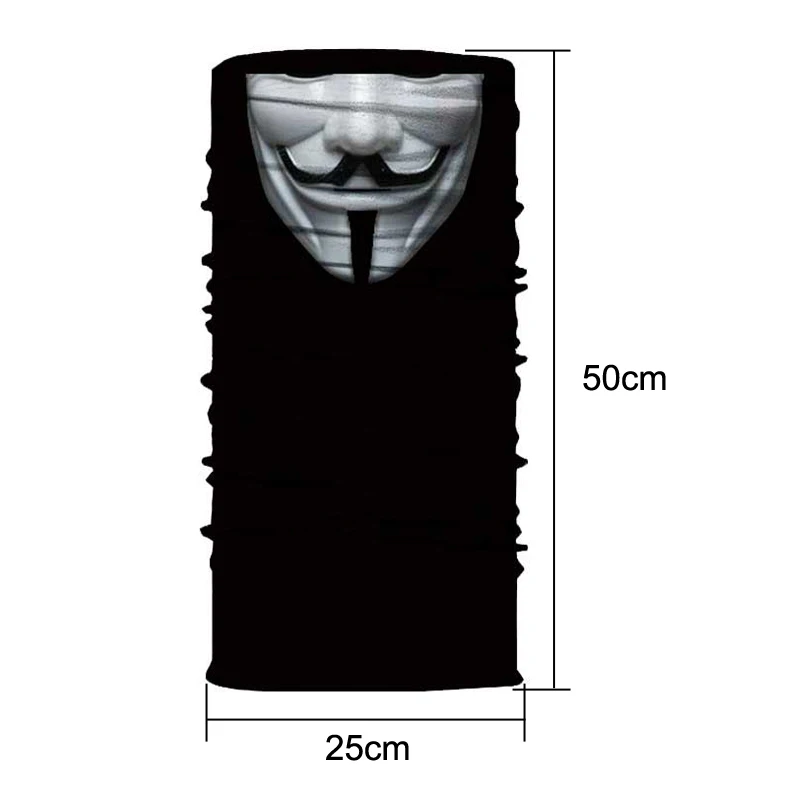 V for Vendetta Face Mask Summer Balaclava windproof Dust Scarf Bicycle Ski Half Bandana For Cycling Fis | Автомобили и мотоциклы