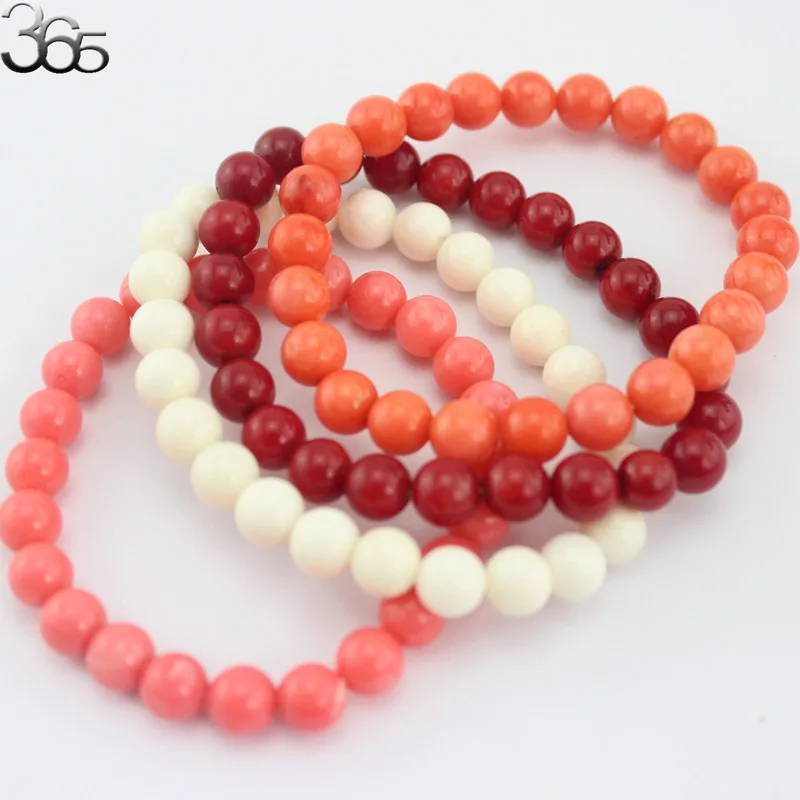 Бесплатная доставка 8 мм белые розовые красные оранжевые круглые натуральные