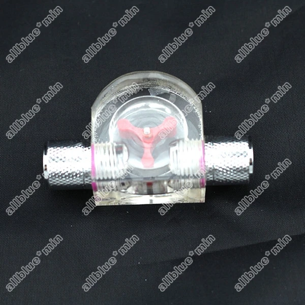 Компьютер водяного охлаждения расходомер Спидометр с 2 шт ID 3/8 &quotOD 1/2&quot