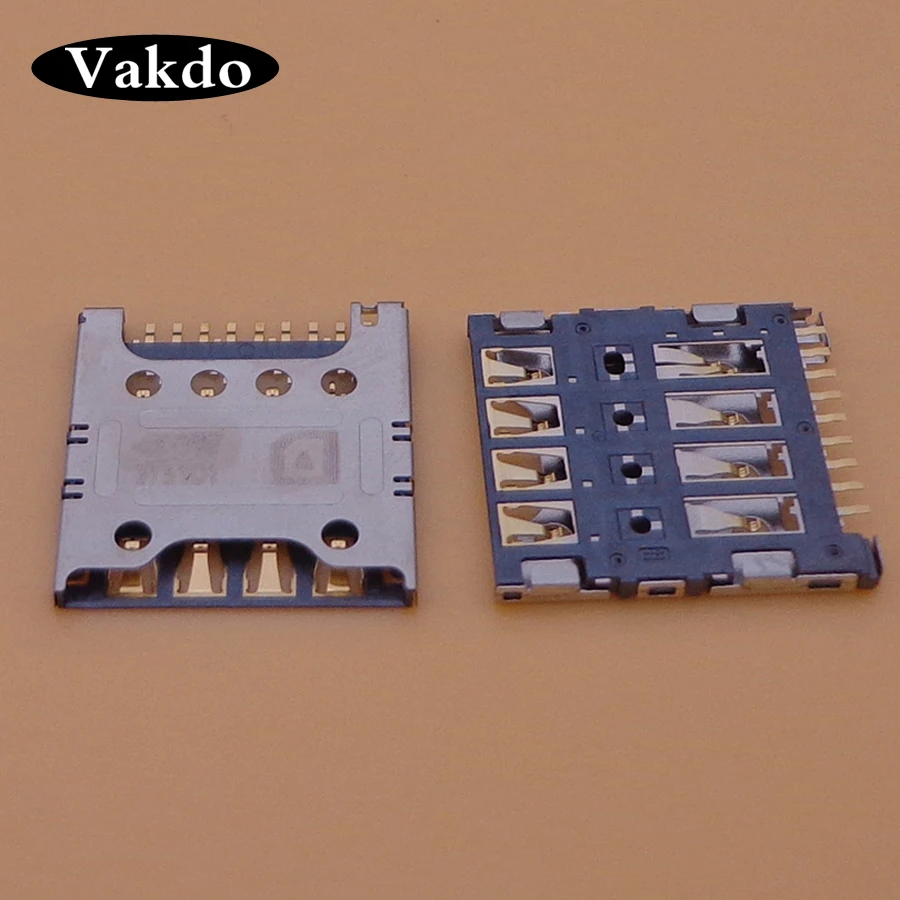 50 шт. для LG Optimus L90 D405 D415 оригинальный считыватель сим карт Micro Socket коннектор зарядный порт слот зарядки