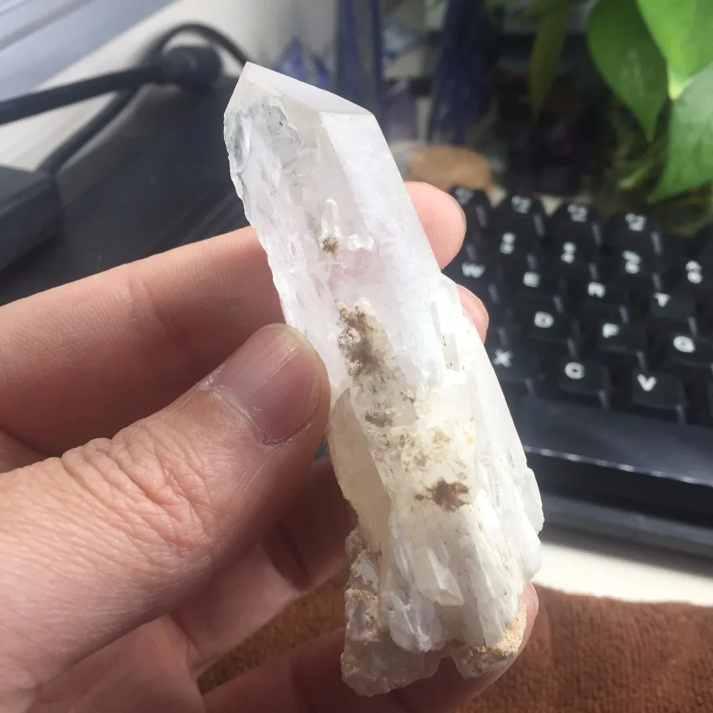 60g Natural Skeleton Quartz Crystal Stone Healing Minerals Wand Specimen #BH1044 | Дом и сад