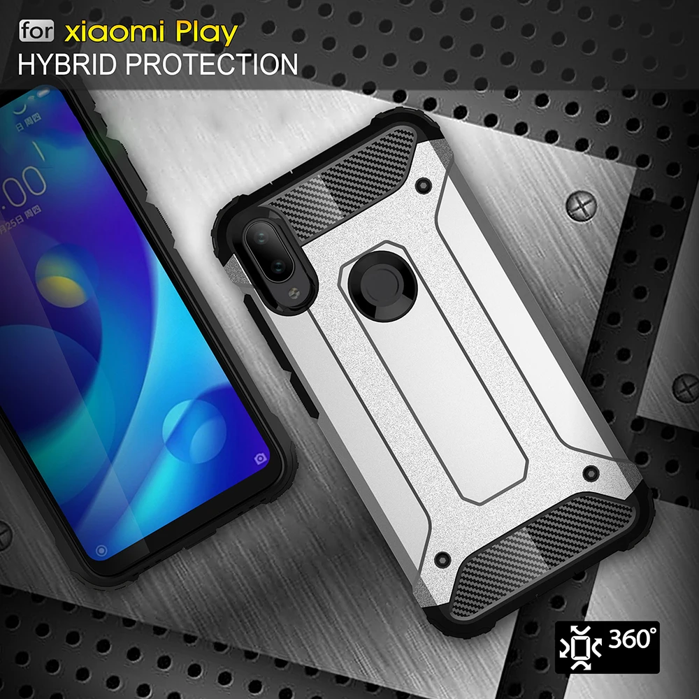 Противоударный бронированный чехол 5 84 дюйма для Xiaomi Mi Play Miplay задняя крышка