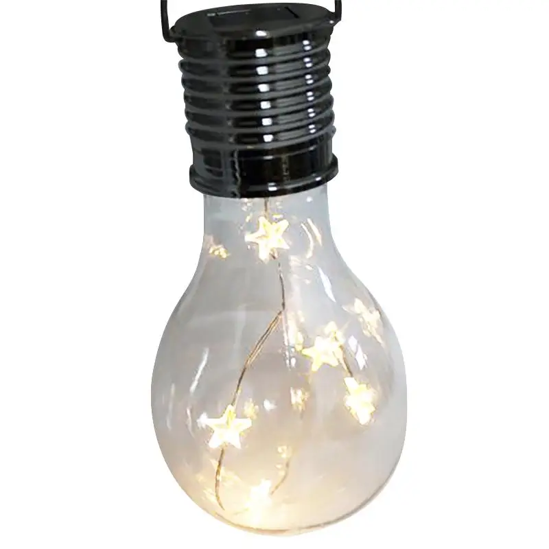 5LED Солнечная лампочка Водонепроницаемая IP65 35lm Светодиодная лампа 0 6 W Звезда