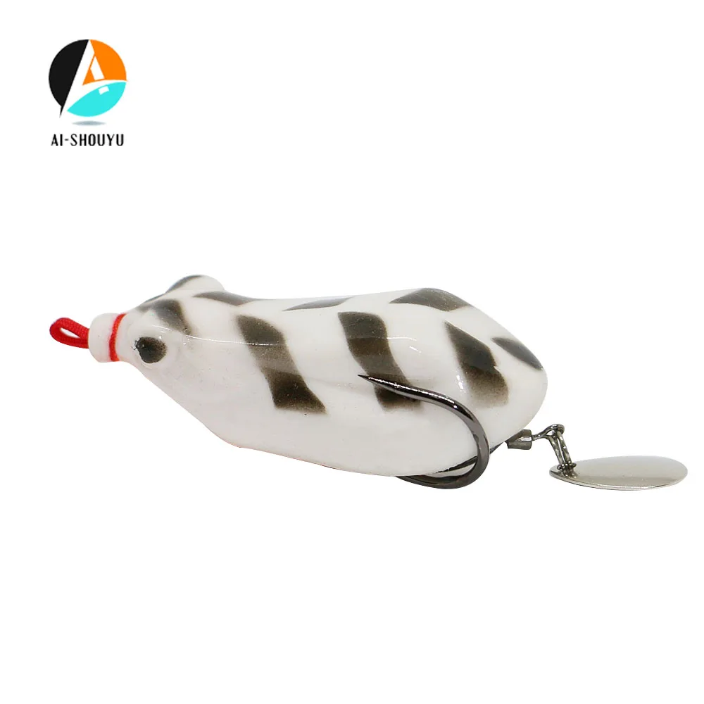 1 шт. Мягкая приманка лягушка с шумопоглощающей пленкой и веревкой мягкая