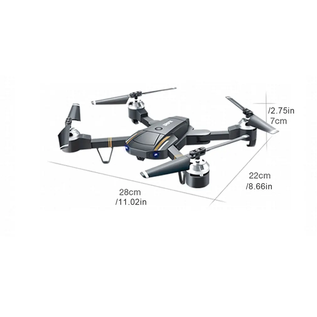 GW58 мини-Дрон Wifi FPV 2,4 ghz RC Дрон с 640 p/720 p HD камерой Дрон в реальном времени воздушная видео Складная RC Квадрокоптер дроны