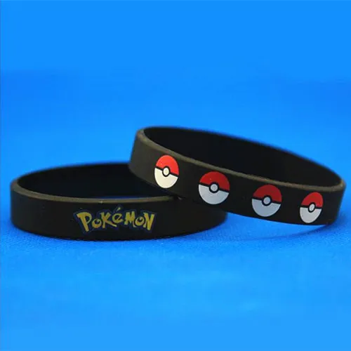 1 шт. игрушка Пикачу браслет Pokemon Go силиконовый Напульсники Для мужчин Для женщин резиновые браслеты power стаканчики для вечеринки, подарков аксессуары - Окраска металла: 8