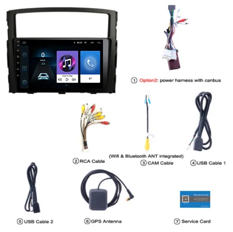 With Canbus 9 дюймов 2.5D ips закаленный HD мультисенсорный экран Android 8,1 NAVI для Mitsubishi Pajero 06-11 с Bluetooth USB wifi Поддержка SWC - Цвет: With Canbus