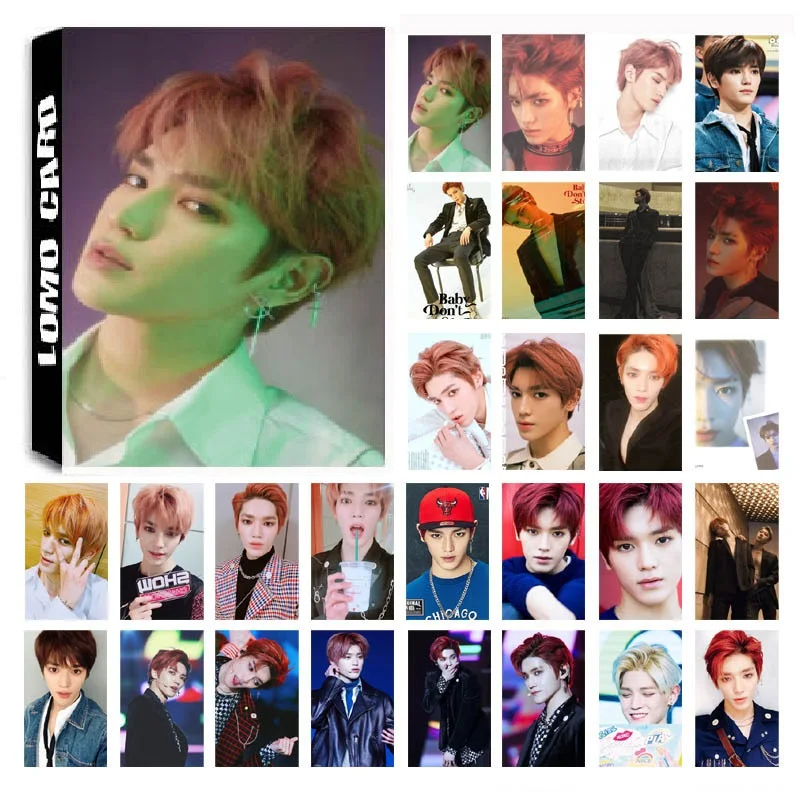 2019 30 шт./компл. KPOP NCT Taeyong один 02 альбом HD фото карты ПВХ Self Made ЛОМО Фотокарта |