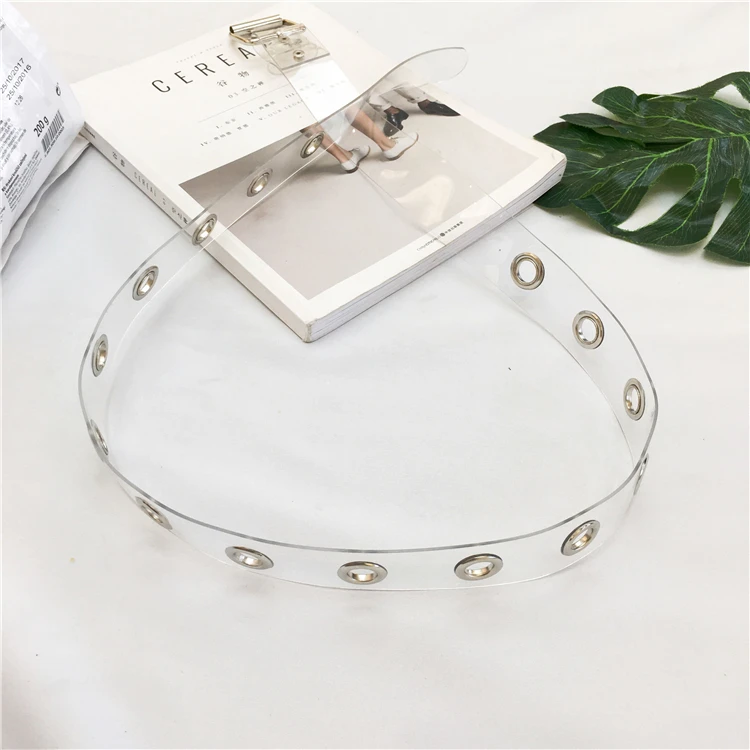 Ceinture Femme 2021 в Корейском стиле Стиль Ulzzang Harajuku BF прозрачный пояс для женщин все матч