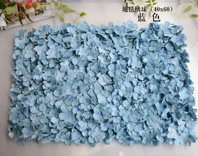 old blue 40x60 см цветок гортензии ковер Арка стены guelder искусственный цветок декоративные свадебные украшения Рождество Хэллоуин - Цвет: old blue