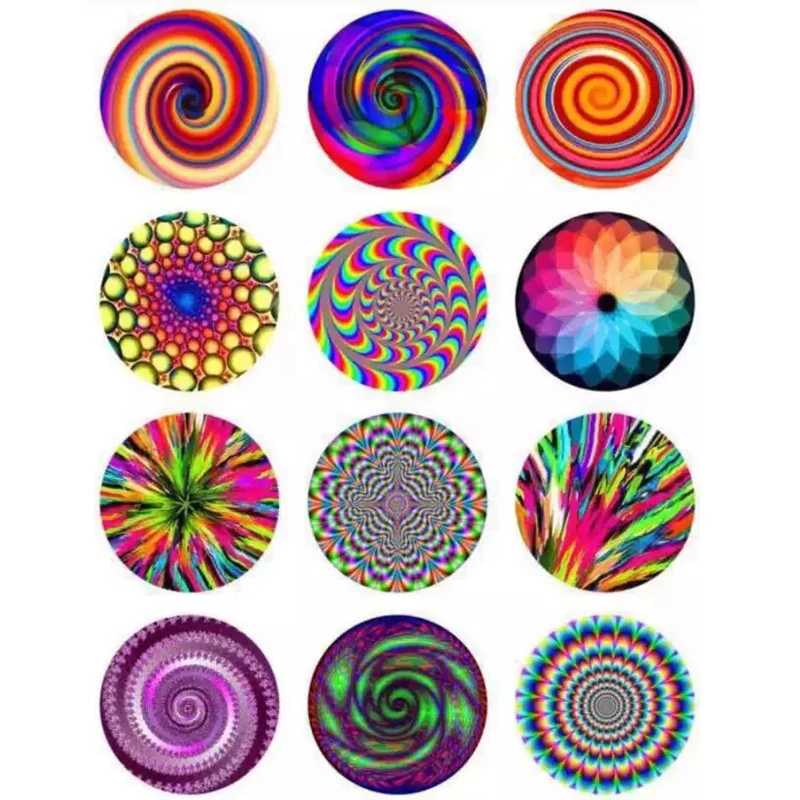 

DIY Snap Accessories Jewelry Rotating Pattern Fit For 18MM Mix Snap Button Jewelry Charm Bracelet&Necklace