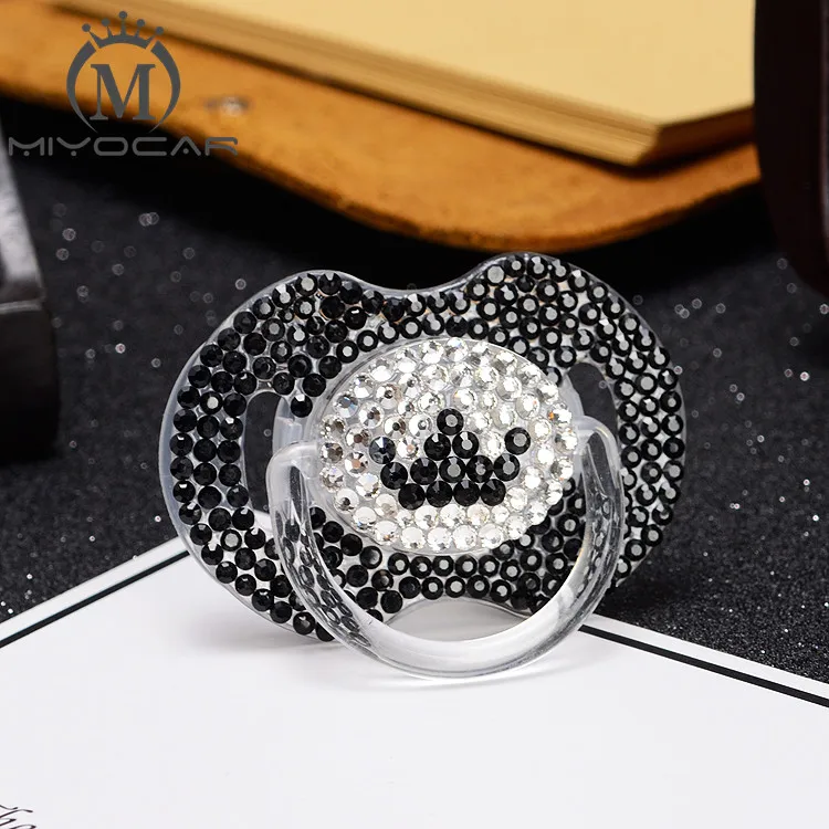 MIYOCAR Bling cool черная и белая корона 125 мл BPA Free натуральный полипропилен бутылочка