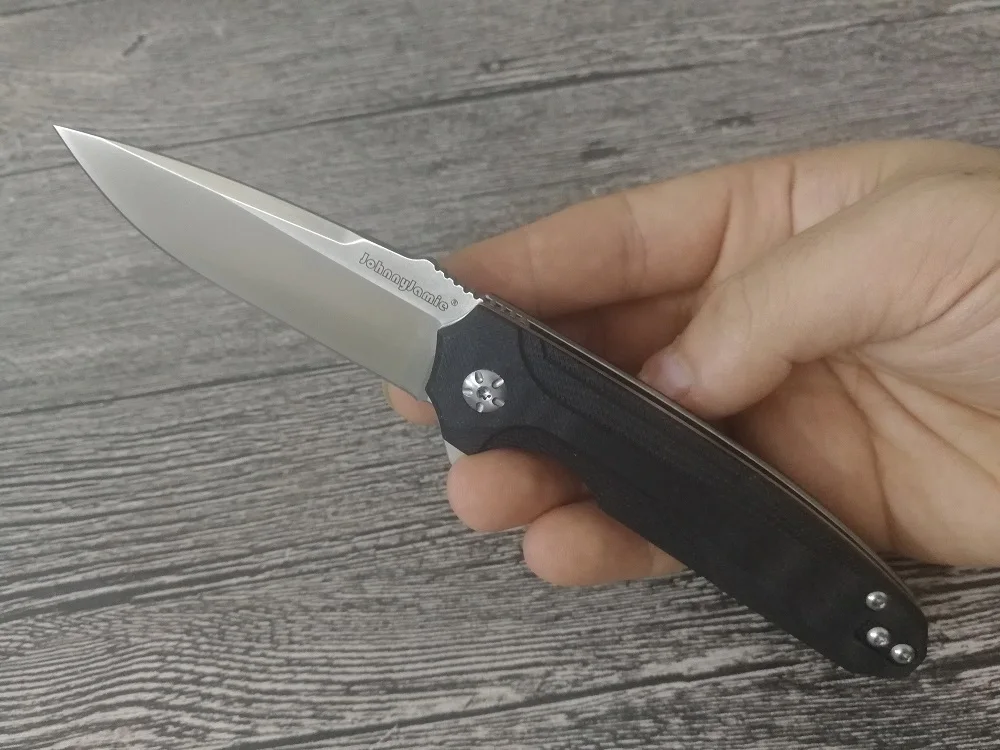 Jonnyjamie Presidio C818GP 3,1" 94 г D2 лезвие G10 Ручка Тактический шарикоподшипник Флиппер складной выживания кемпинг карманный EDC шестерни