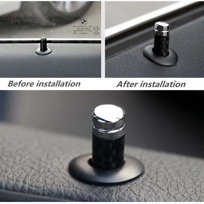 4 шт. автомобильные наклейки из углеродного волокна модифицированные дверные