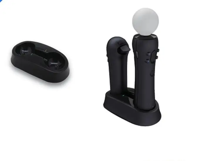 Двойная зарядная док станция для контроллера Playstation Move USB совместимая с