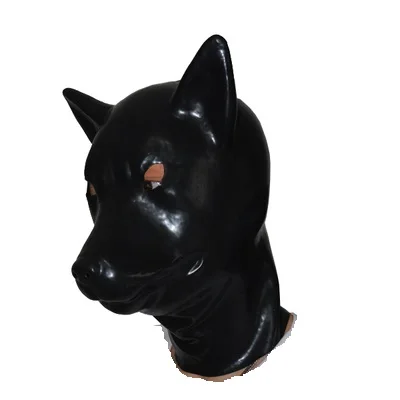 Горячий продукт секса мужской женский 100% натуральный латекс бондажная маска