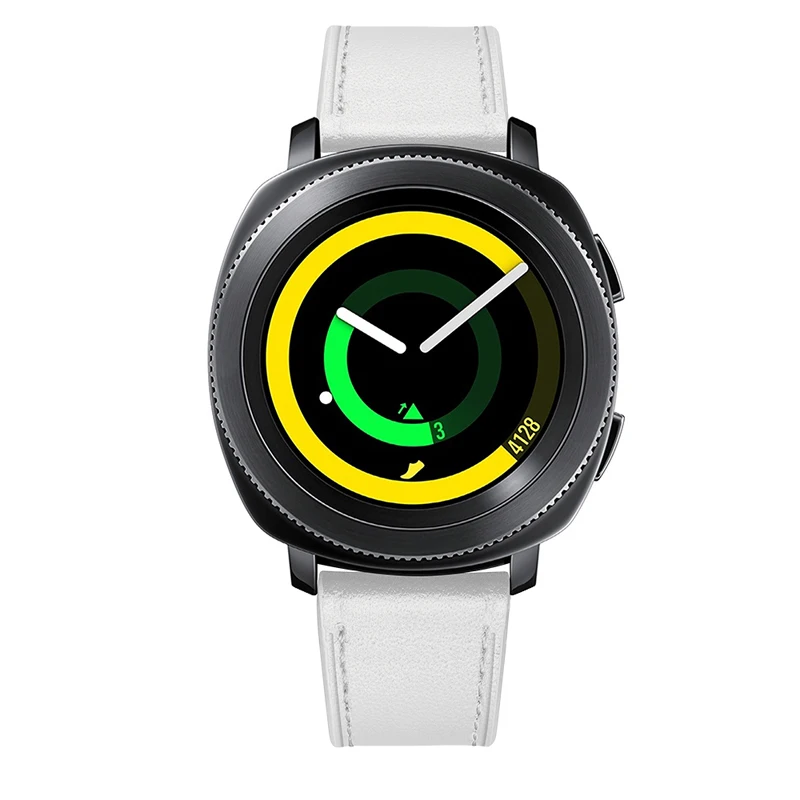 YILIZOMANA Смарт-часы кожаный ремешок для samsung gear S2 классический/Frontier Galaxy Watch 42 мм huawei Fossil Q Pebble ремешок для часов 20 мм