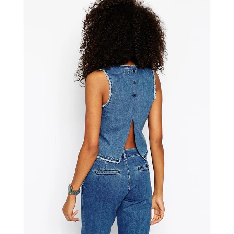 Женщины Сексуальные Джинсы Растениеводство Топ Обрезанные Винтаж Топы Мода Лето