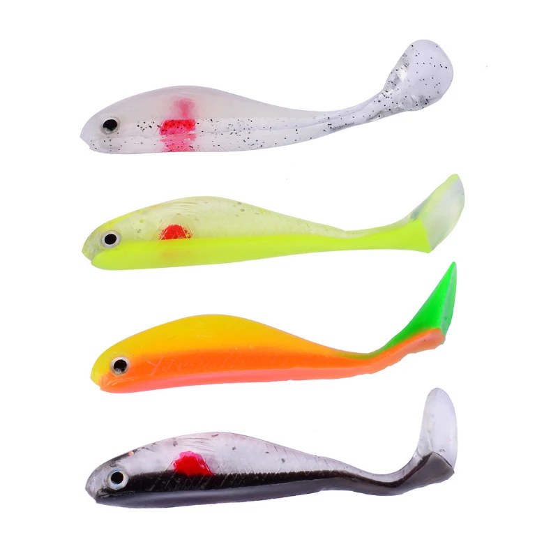 10 шт./упак. PRO BEROS 88 мм Мягкие рыболовные приманки Easy Shiner Swimbaits Мягкая силиконовая