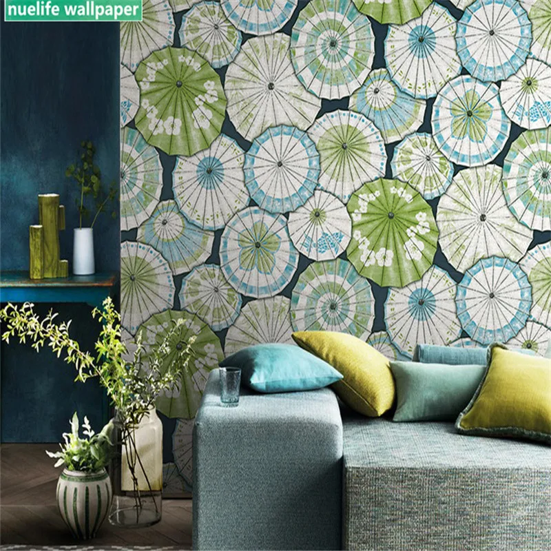 

Japanese style flower pattern shop bar cafe clothing store hotel corridor living room bedroom kids room background wall paper