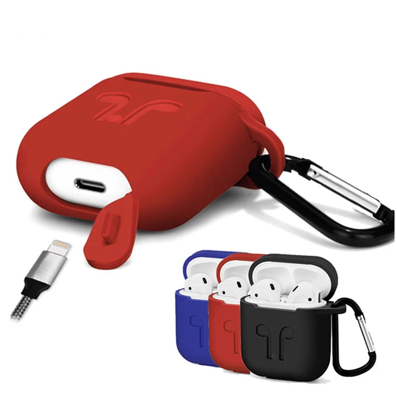 Мягкий чехол для Apple airpods силиконовый протектор с Защита от пыли анти потерянный