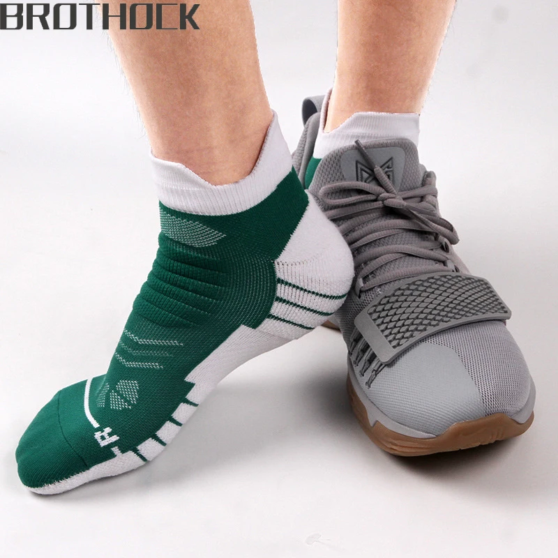 Носки башмачки Brothock со звездами профессиональные мужские баскетбольные