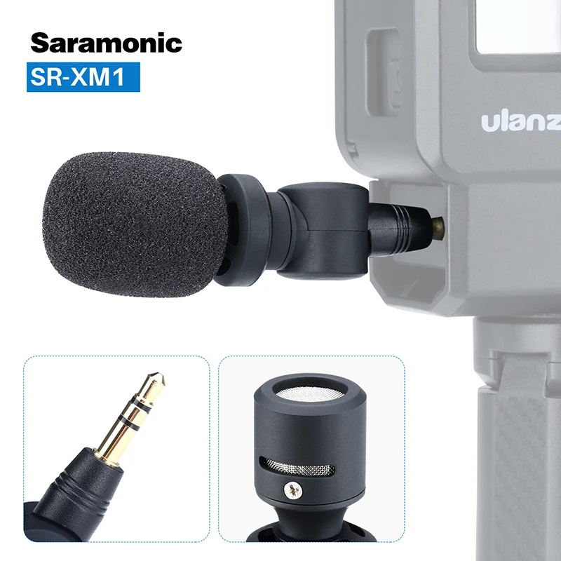 Saramonic SR-XM1 3 5 мм TRS микрофон Plug Play камера мини-конденсатор видеокамеры для GoPro Hero 7 6