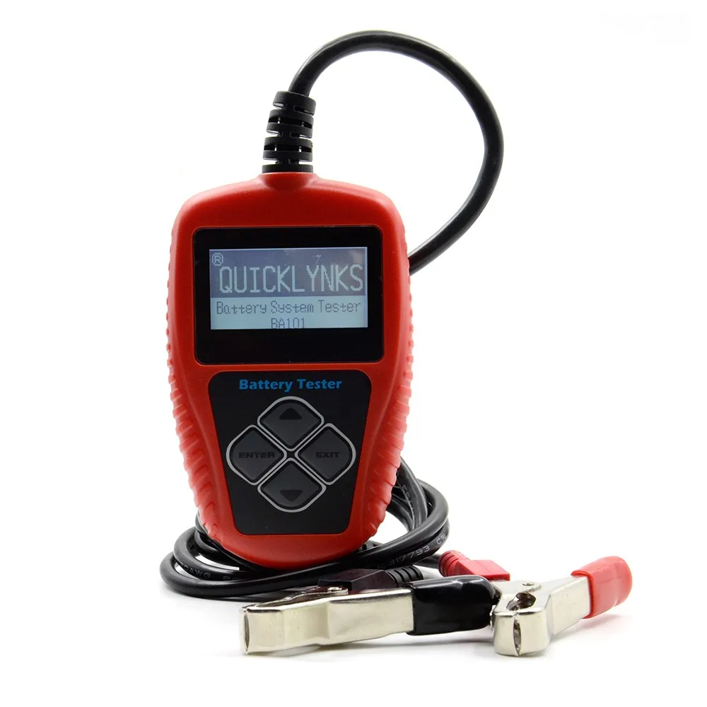 Автомобильный тестер BA101 многоязычный анализатор для аккумуляторов 12 В Вольт