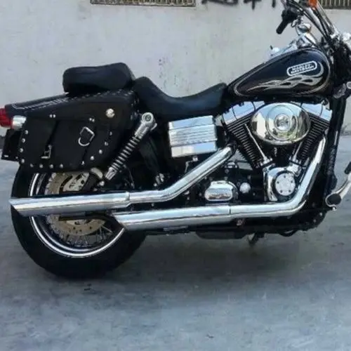 Кожаные сумки для мотоциклистов Harley Davidson HD Dyna Wide Glide FXDWG Fat Bob XL883 1200 96-14 Street FXDB 2008-2017 |