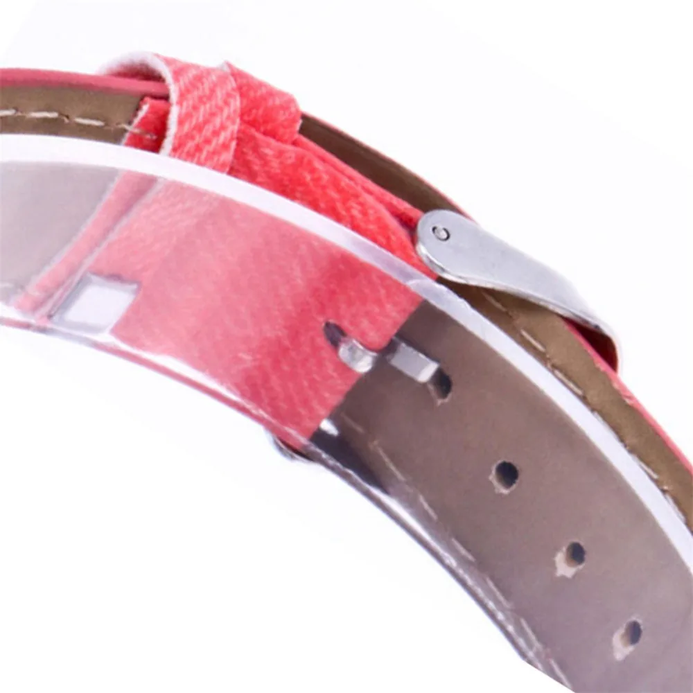 Женские повседневные кварцевые часы с кожаным ремешком аналоговые наручные