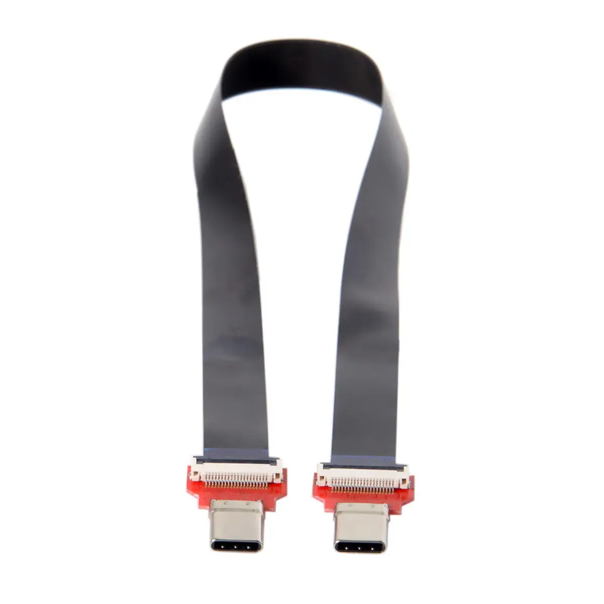 20 см двойной тип-c USB FPV папа-папа мягкий гибкий кабель USB 3,1 ультра тонкий плоский FPC OTG кабель для зарядки и передачи данных для HUAWEI XIAOMI
