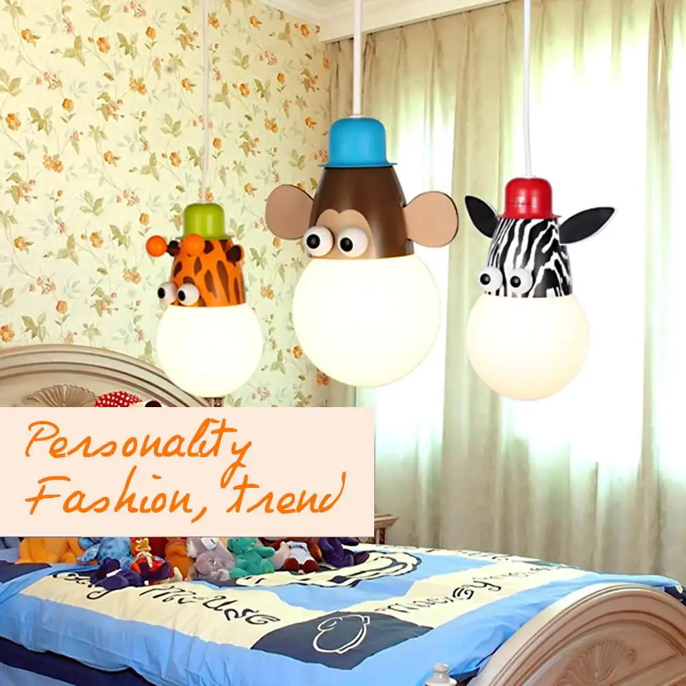 Новинка светодиодная лампа с изображением животных обезьяны зебры жирафа для