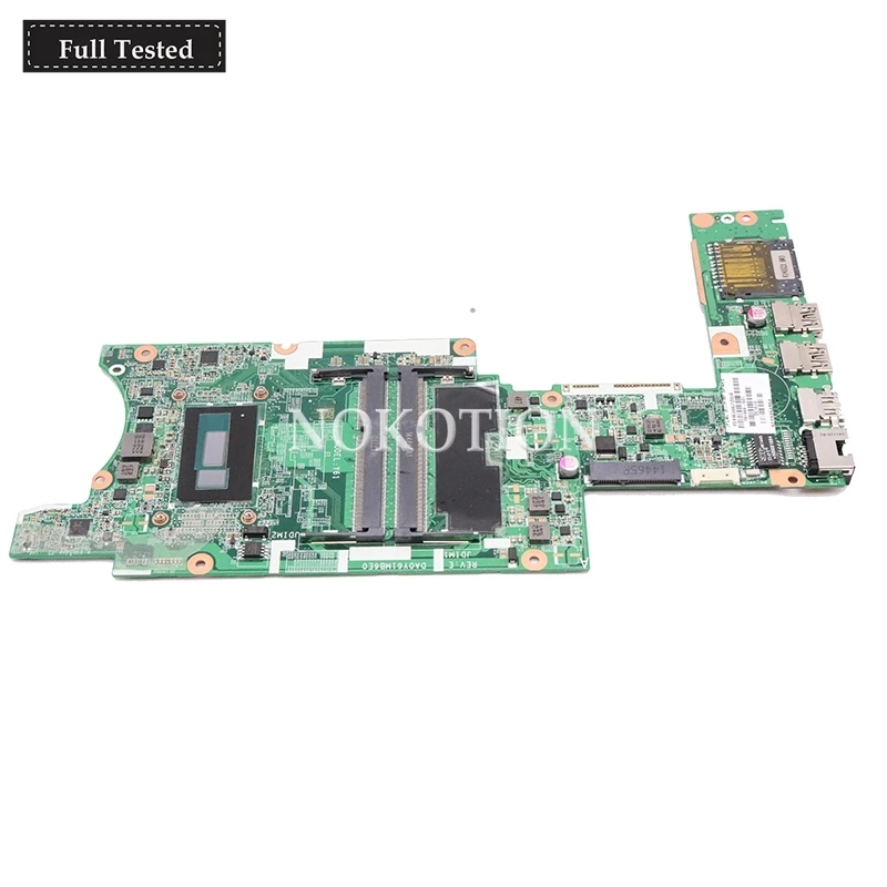 

Материнская плата NOKOTION 781944-501 781944-001 DA0Y61MB6E0, основная плата для HP pavilion 13 X360 13-A, материнская плата для ноутбука SR23Y, ЦП на бортовой плате-501