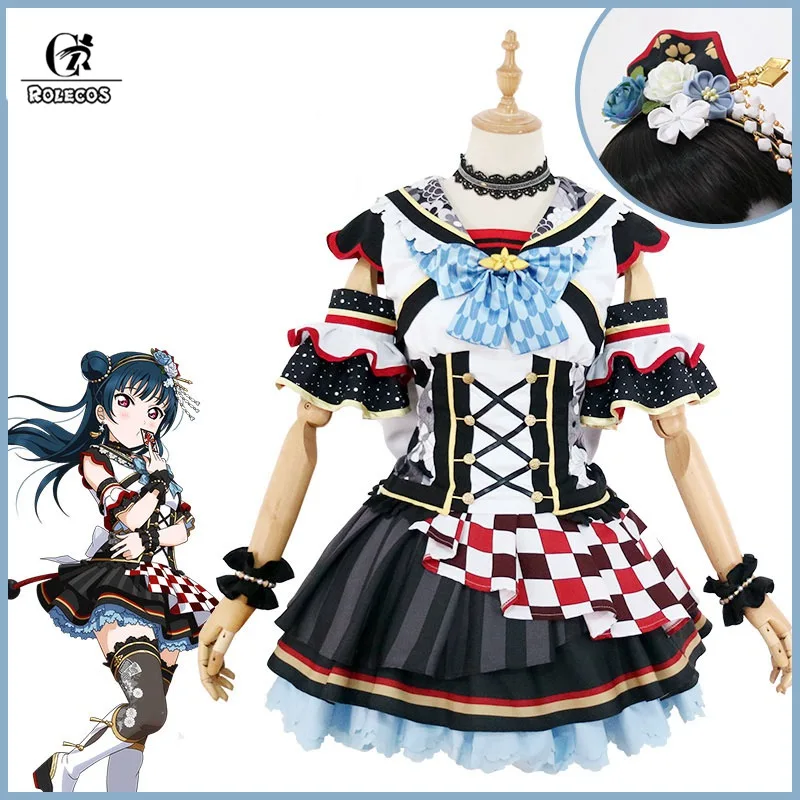 Костюм для косплея ROLEOCS Love Live косплей Aqours LoveLive Sunshine новогодний костюм игра Ruby Takami