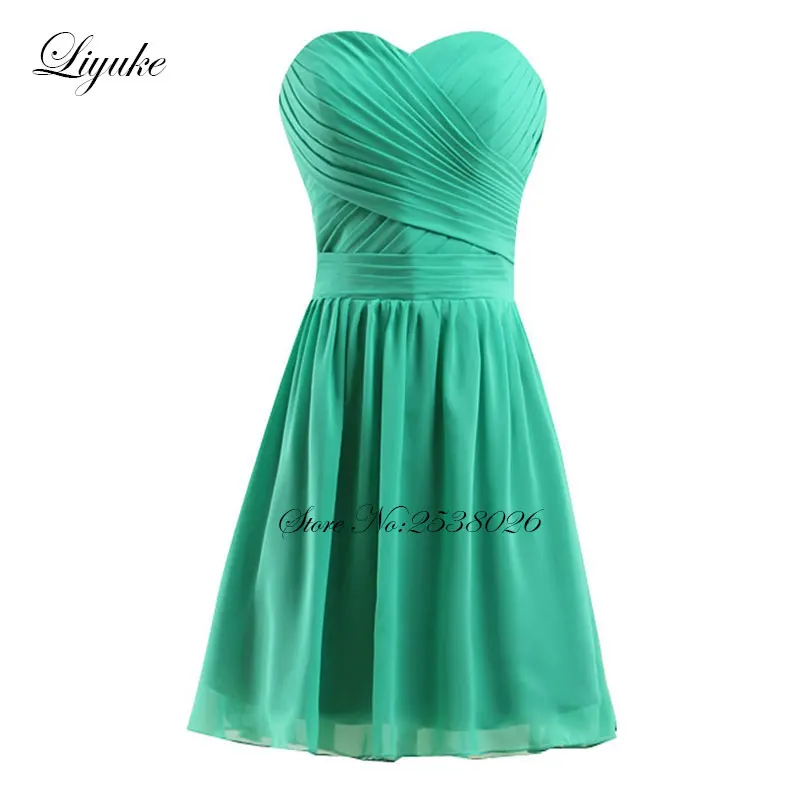 Плиссированное Платье Liyuke для выпускного вечера ТРАПЕЦИЕВИДНОЕ вечерние нее