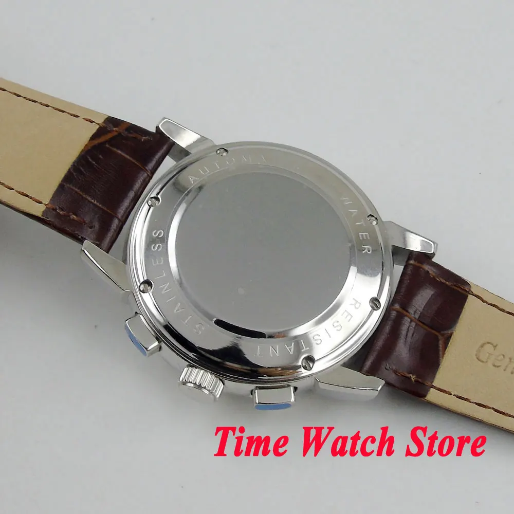 Мужские многофункциональные автоматические наручные часы deber с белым