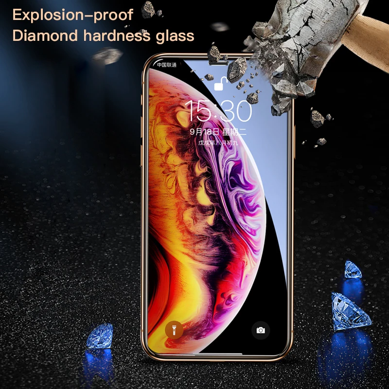 Transparent HD Screen Protector Tempered Glass For iPhone 11 Pro Max XSMax XR XS X 7 8 6 6s Plus Ultra-thin Protective Film | Мобильные