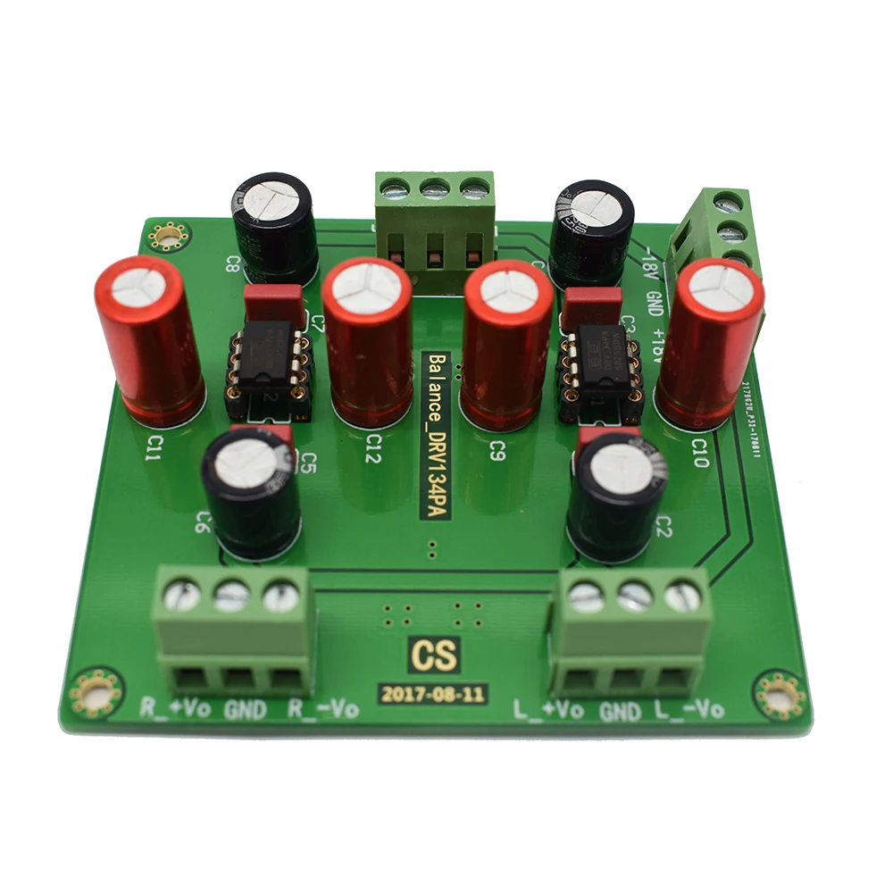 Lusya preamp несимметричная балансировочная плата RCA на XLR/BTL DRV134 с одним концом для